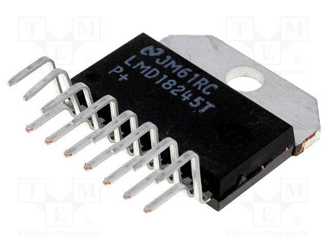 TEXAS INSTRUMENTS LMD18245T IC: driver; motorcontroller; TO220-15; 3A; 55V; Ch: 2; 12÷55VDC - 1 stuk-0