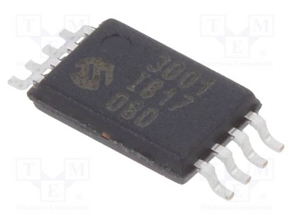 MICROCHIP TECHNOLOGY MCP3001-I/ST IC: omvormer A/D; Ch: 1; 10bit; 200ksps; 2,7÷5,5V; TSSOP8; buis - 1 stuk