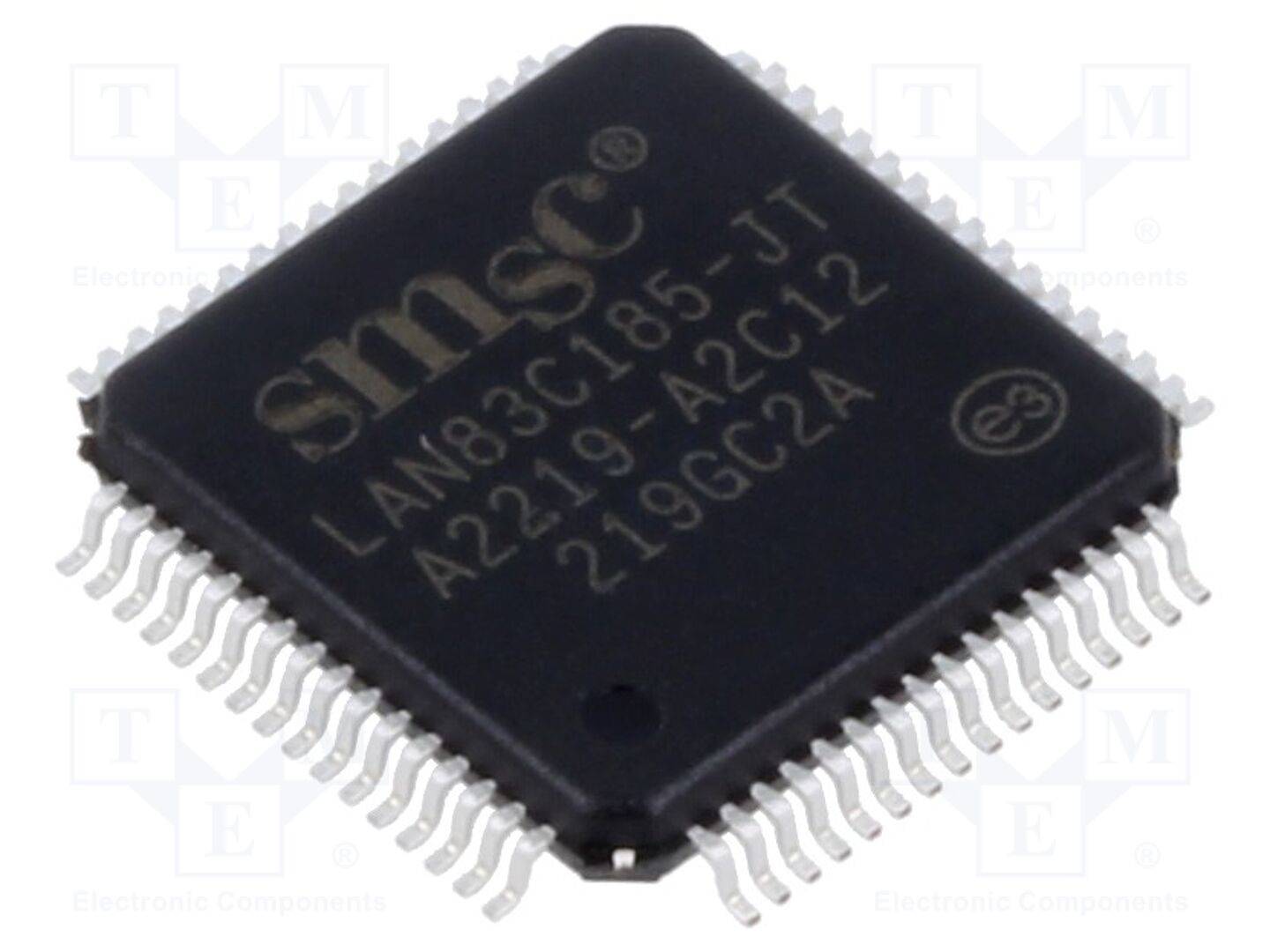 MICROCHIP TECHNOLOGY LAN83C185-JT IC: transceiver Ethernet; full duplex,MII; LQFP64; 10/100Base-T - 1 stuk-0