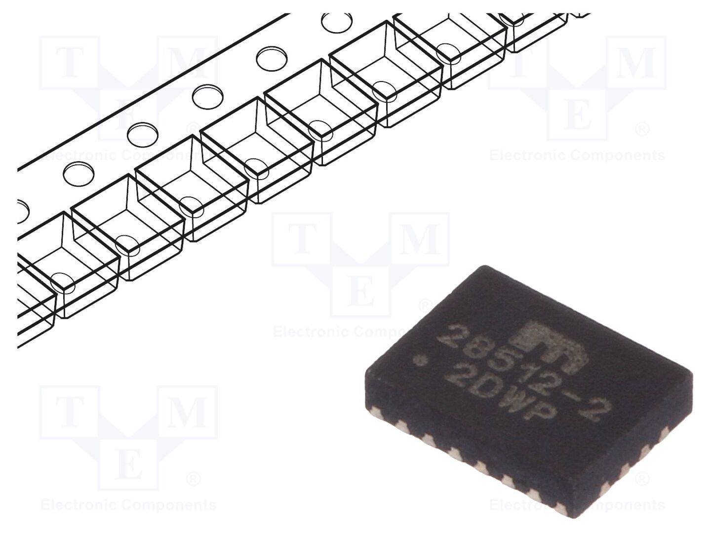 MICROCHIP TECHNOLOGY MIC28512-2YFL-TR PMIC; omvormer DC/DC; Uin: 4,6÷70VDC; Uuit: 0,8÷5,4VDC; 2A; FQFN24 - 1 stuk-0