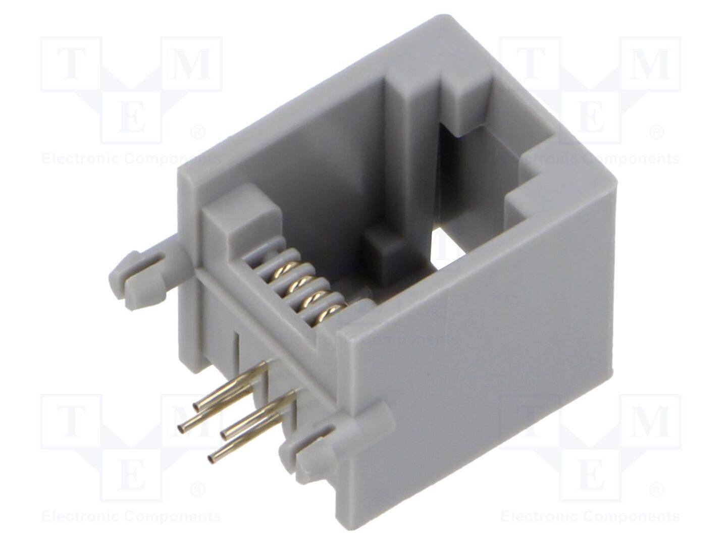 ADAM TECH MTJ-642BX2 Connector: RJ11; contact; PIN: 4; 6p4c; op PCB,PCB vergrendeling - 1 stuk-0