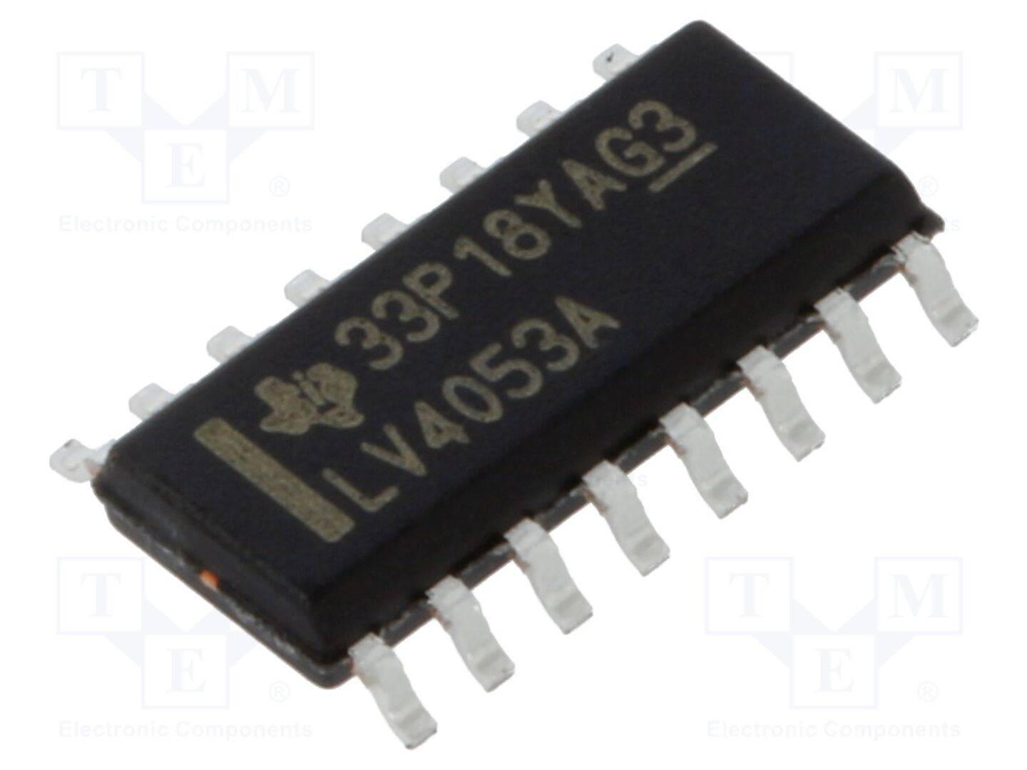 TEXAS INSTRUMENTS SN74LV4053ADR IC: multiplexer; Ch: 2; SOIC16; 2÷5,5VDC; rol,band - 1 stuk-0