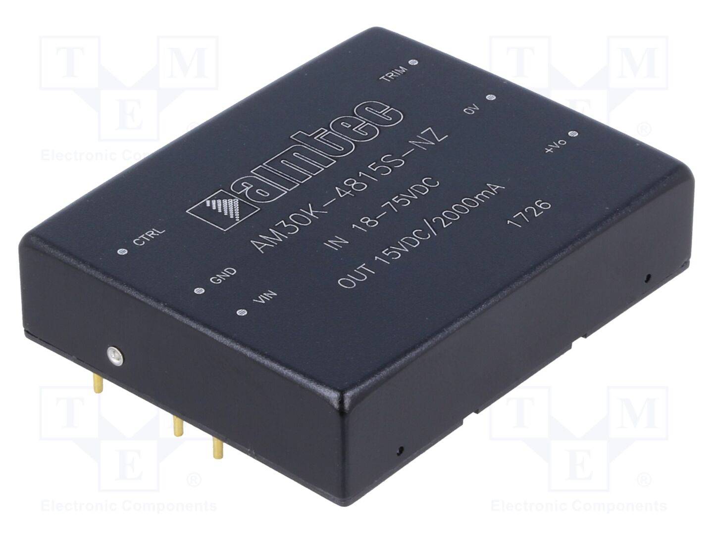 AIMTEC AM30K-4815S-NZ Omvormer: DC/DC; 30W; Uin: 36÷75VDC; Uuit: 15VDC; Iuit: 2A; AM30K-NZ - 1 stuk-0