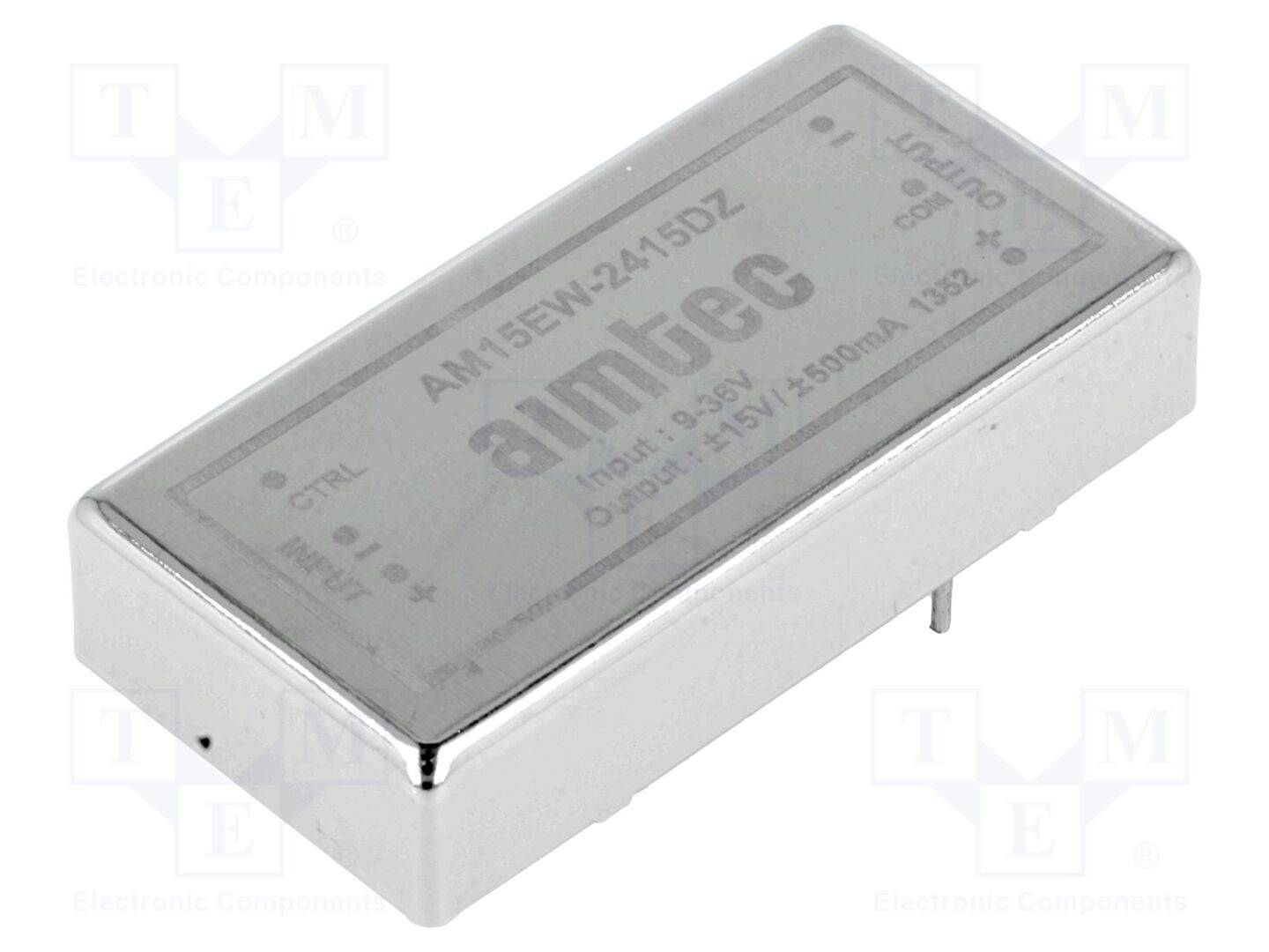 AIMTEC AM15EW-2415DZ Omvormer: DC/DC; 15W; Uin: 9÷36VDC; Uuit: 15VDC; Uuit2: -15VDC; OUT: 2 - 1 stuk-0