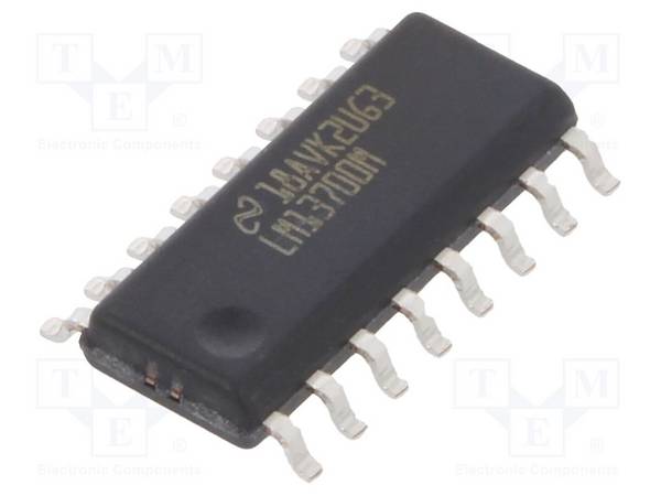 TEXAS INSTRUMENTS LM13700M/NOPB IC: operationele versterker; 2MHz; Ch: 2; ±5÷18VDC,10÷36VDC; SO16 - 1 stuk