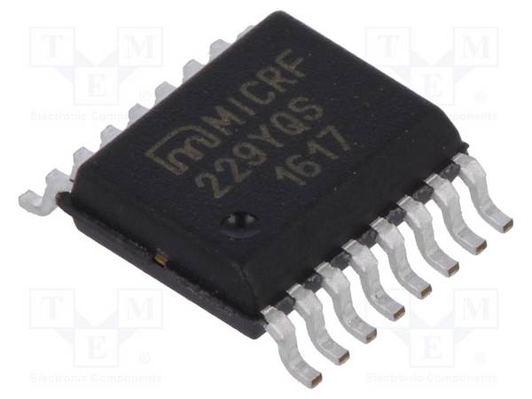 MICROCHIP TECHNOLOGY MICRF229YQS IC: RF-ontvanger; serial,transparante; QSOP16; buis; 3,5÷5,5VDC - 1 stuk