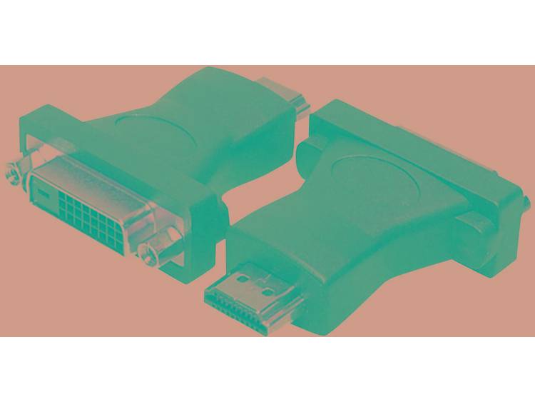 LogiLink DVI-HDMI Adapter [1x DVI-bus 24+1-polig => 1x HDMI-stekker] Zwart