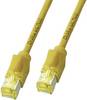 EFB RJ45 patchkabel S/FTP, Cat.6A, TM31, UC900, 0,5m, geel