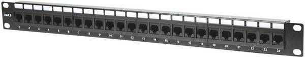 Intellinet 520959 24 poorten Netwerkpatchpaneel 483 mm (19") CAT 6 1 HE Meerdere kleuren Ingericht