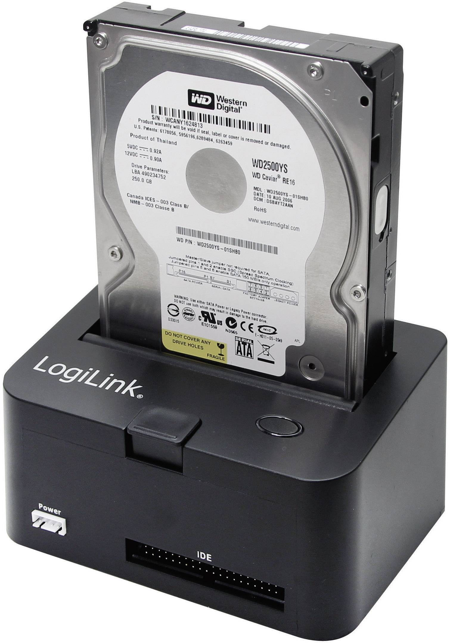 Logilink Qp0007 Usb 20 Sata Ide 1 Poort Harde Schijf Dockingstation