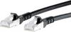 Metz Connect 130845A000-E RJ45 Netwerkkabel, patchkabel CAT 6A S/FTP 10.00 m Zwart Snagless 1 stuk(s)