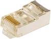 LogiLink RJ45-connector CAT5e MP0003 Stekker, recht Aantal polen: 8P8C Aantal polen (sensoren) 8P8C Zilver 100 stuk(s)