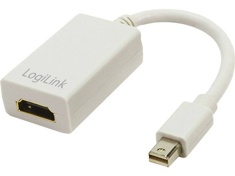LogiLink DisplayPort-HDMI Adapter [1x Mini-DisplayPort stekker => 1x HDMI-bus] Wit