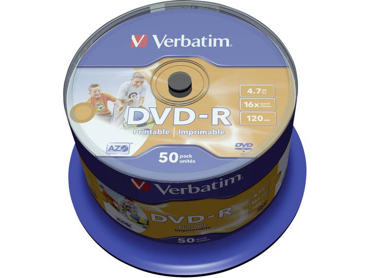 Verbatim DVD-R 43533 4.7 GB 120 min. 50 Stuks