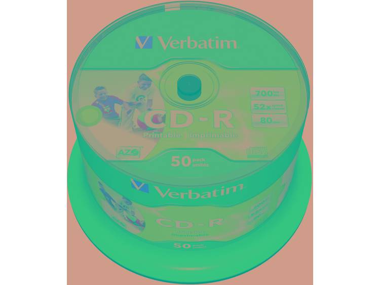 Verbatim CD-R AZO Wide Inkjet Printable (43438)