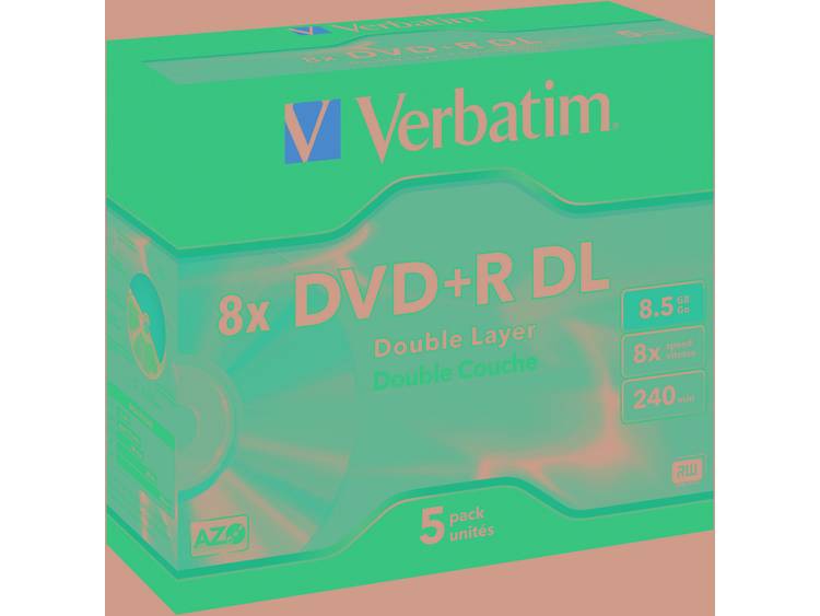 Verbatim DVD+R DL 43541 8.5 GB 120 min. 5 Stuks