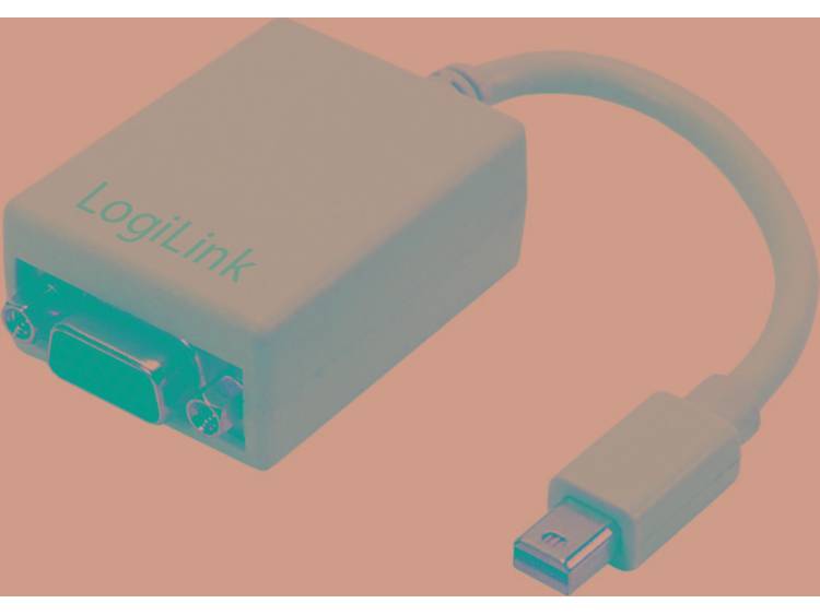 LogiLink DisplayPort-VGA Adapter [1x Mini-DisplayPort stekker => 1x VGA bus] Wit
