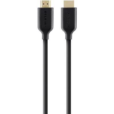 Belkin HDMI Aansluitkabel HDMI-A stekker, HDMI-A stekker 1.00 m Zwart F3Y021bf1M Audio Return Channel (ARC), Vergulde st