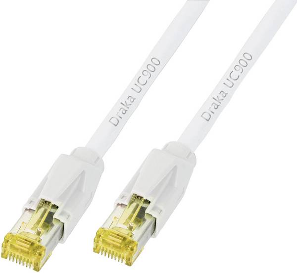 EFB RJ45 patchkabel S/FTP, Cat.6A, TM31, UC900, 5m, wit