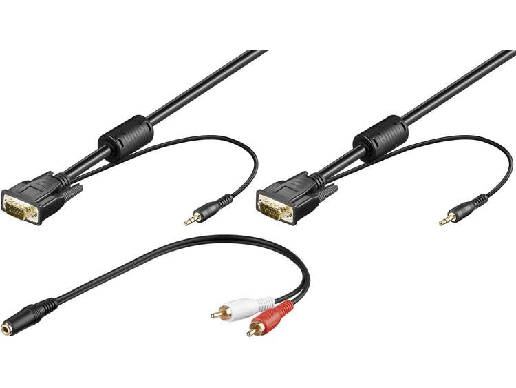 VGA Kabel met Audio aansluitkabel 10 meter