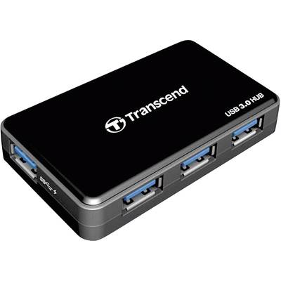 Transcend TS-HUB3K USB 3.2 Gen 1-hub 4 poorten  Zwart