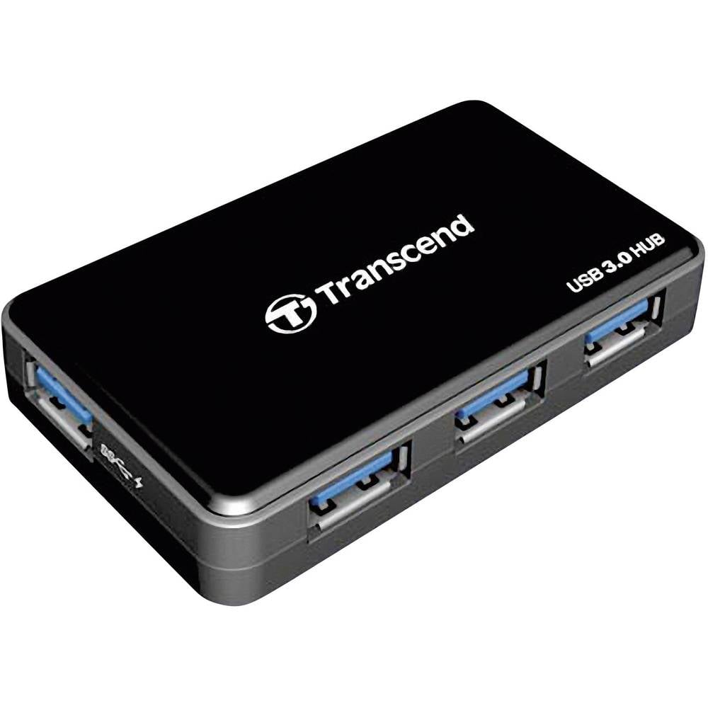Transcend TS-HUB3K 4 poorten USB 3.2 Gen 1-hub Zwart