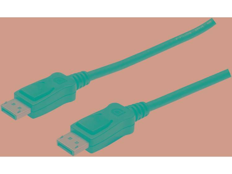DisplayPort Aansluitkabel [1x DisplayPort stekker <=> 1x DisplayPort stekker] 1 m Zwart