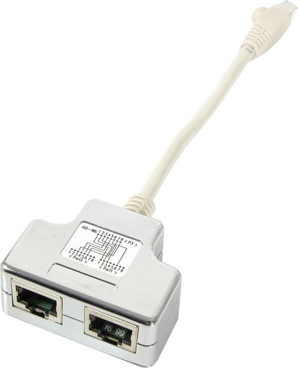 EFB T-adapter Cat.5e 10/100BaseT/ISDN