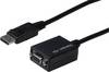 Digitus AK-340403-001-S DisplayPort / VGA Adapter [1x DisplayPort stekker - 1x VGA-bus] Zwart 15.00 cm
