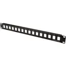 Digitus DN-91400 16 poorten Netwerkpatchpaneel 483 mm (19") Zonder connectoren 1 HE Meerdere kleuren Niet ingericht