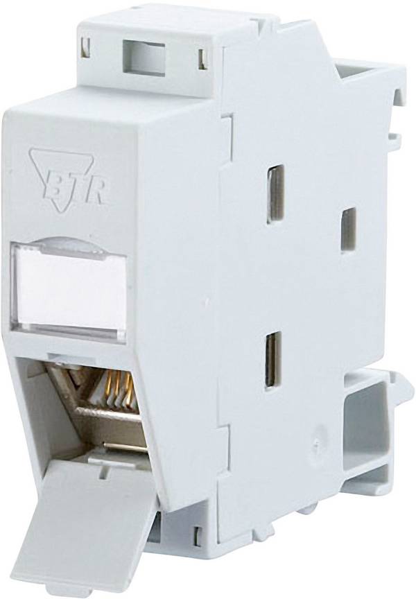 Metz Connect 1309107003-E Netwerkdoos DIN-rails CAT 6A Grijs-wit (RAL 7035)