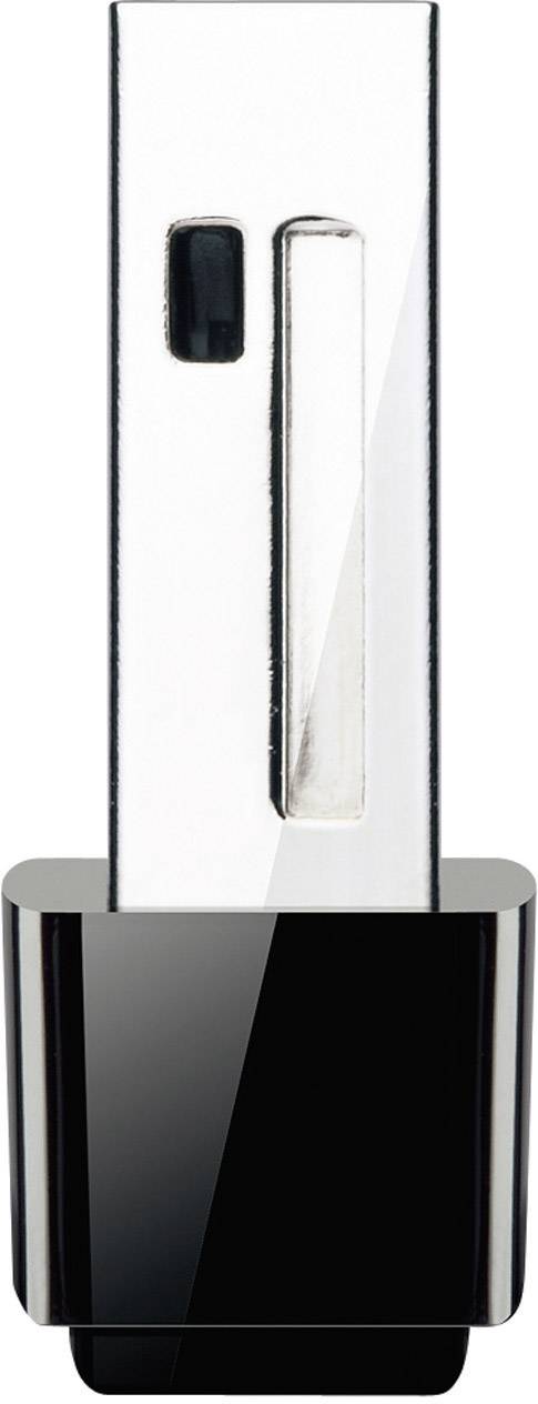 Een zwarte USB-stick met een afneembare deksel. De aansluiting is zichtbaar om gegevens over te dragen of op te slaan.