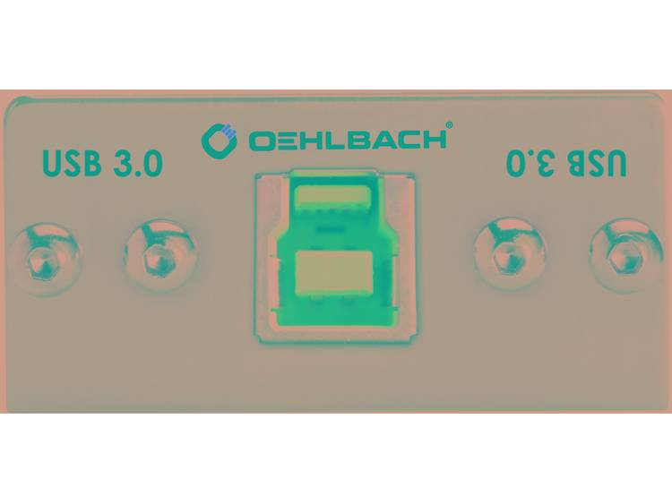 Oehlbach PRO IN USB 3.0 B naar USB 3.0 A multimedia-inzet