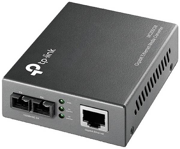TP-LINK MC200CM Netwerk mediaconverter 1x SC, LAN 1 GBit/s