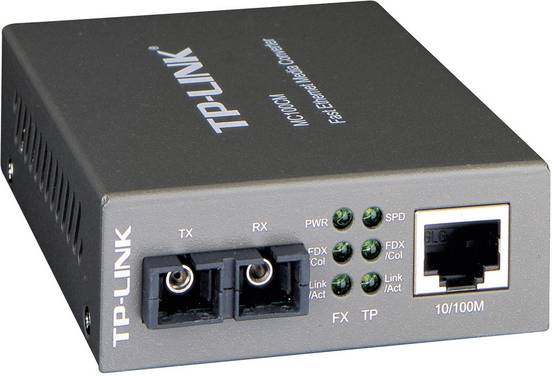 TP-LINK MC100CM Netwerk mediaconverter LAN, SC Simplex 100 MBit/s
