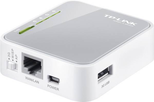 TP-LINK TL-MR3020 WiFi-router  2.4 GHz 150 MBit/s