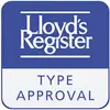 'Logo van Lloyd's Register met de vermelding Type Approval.'