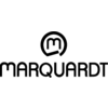 Logo van het bedrijf 'Marquardt' met een gestileerde 'm' in een cirkel erboven.