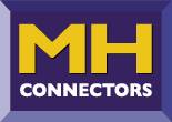 MH Connectors MHEE-25-K D-sub behuizing Aantal polen: 25 Staal 180 ° Zilver 1 stuk(s)