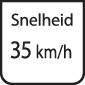 'Bord met snelheid 35 km/u.'
