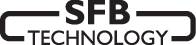 Logo van SFB Technology, zwarte tekst op een witte achtergrond.