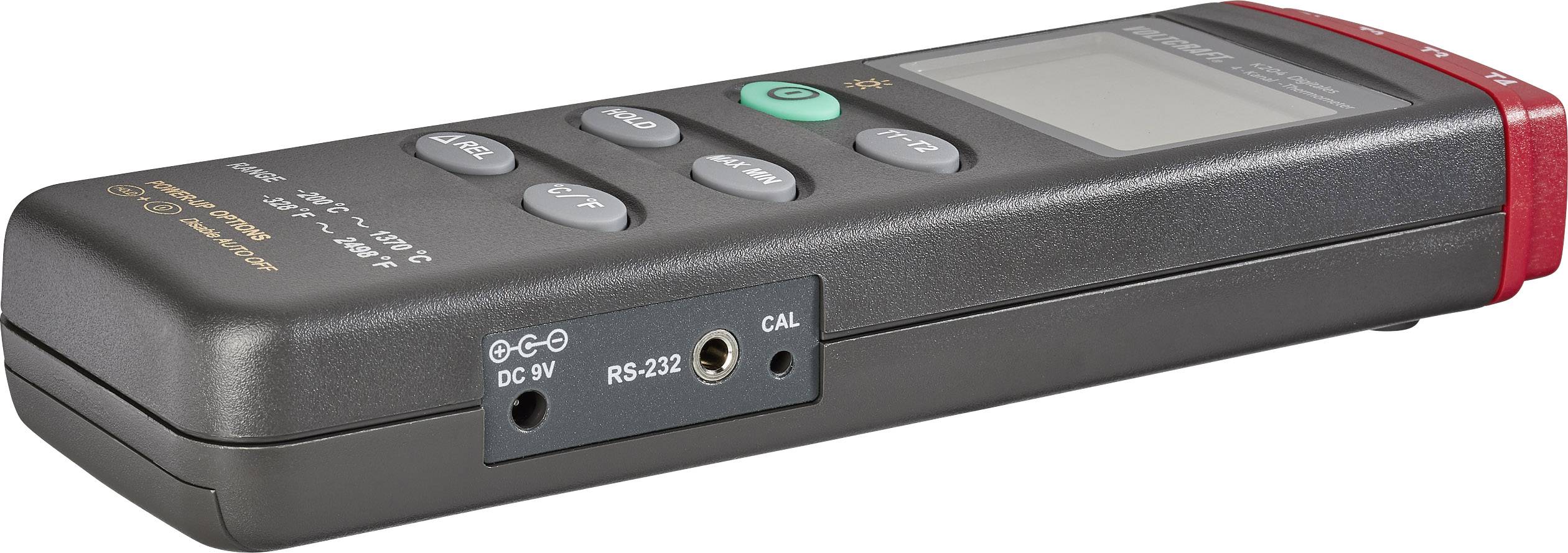 Термометр типу K VOLTCRAFT K204K, -200 - +1370 °C