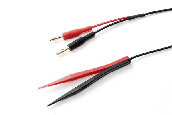 Вимірювальний дріт Hirschmann Test & Measurement TW 120 BAN, чоловічий, ламельний, 4 мм, 1,20 м, чорний, червоний, 1 шт.