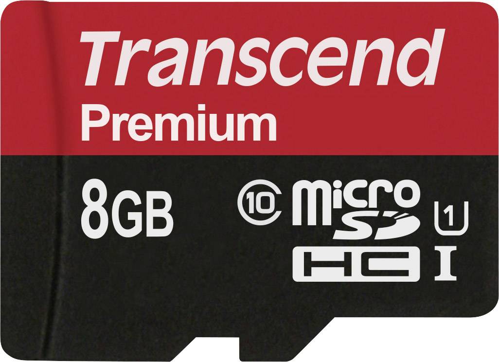 Карта пам'яті Transcend Premium microSDHC Industrial 8 ГБ, клас 10, UHS-I