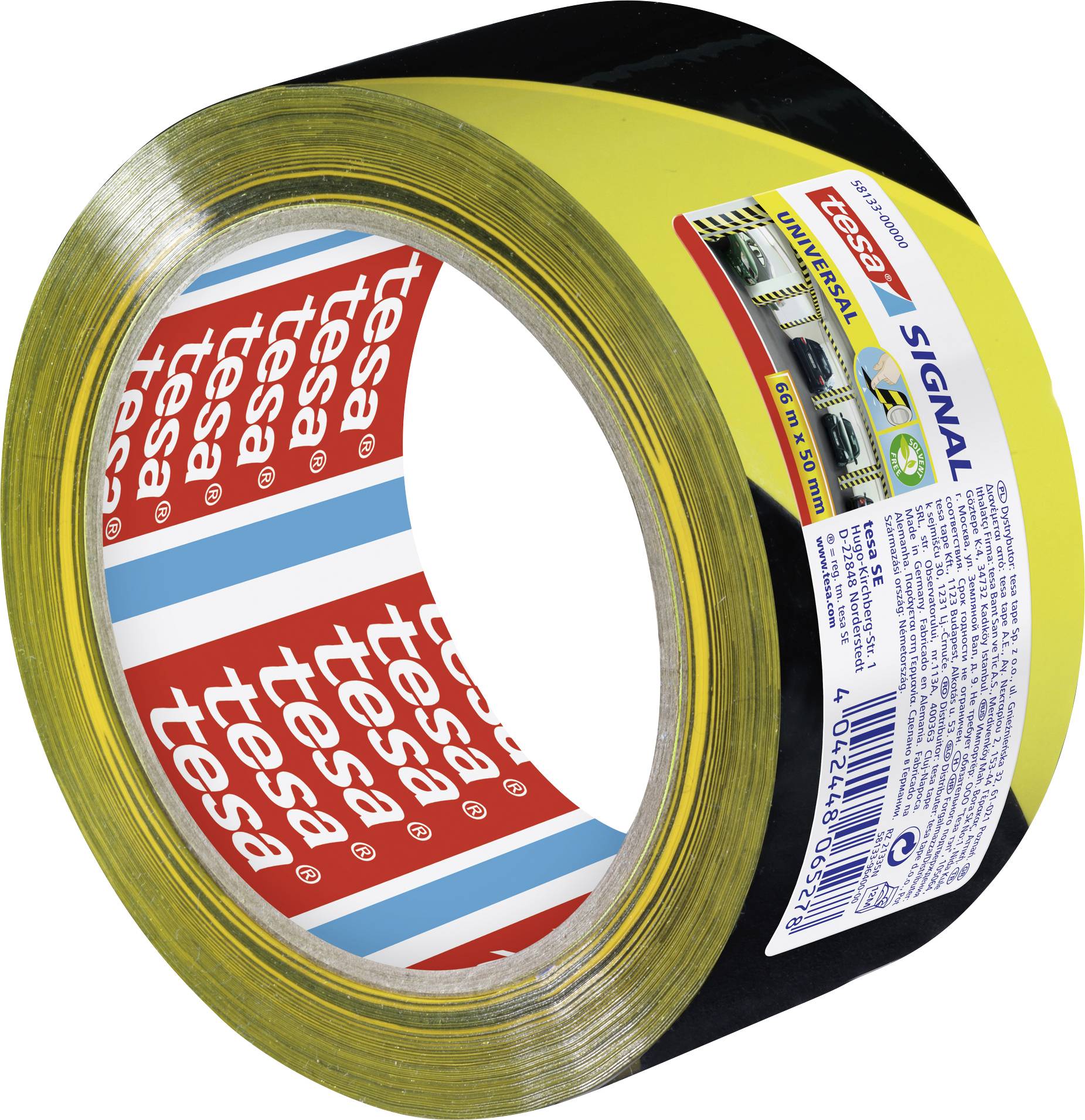 Сигнальна стрічка tesa tesa® SIGNAL 58133-00000-00 UNIVERSAL (Д x Ш) 66 м x 50 мм 66 м 1 шт.
