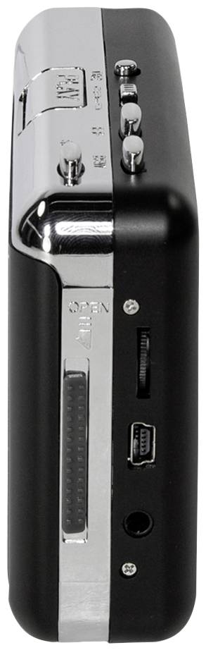 Конвертер касет LogiLink UA0156, USB, касета => MP3, чорний та сріблястий