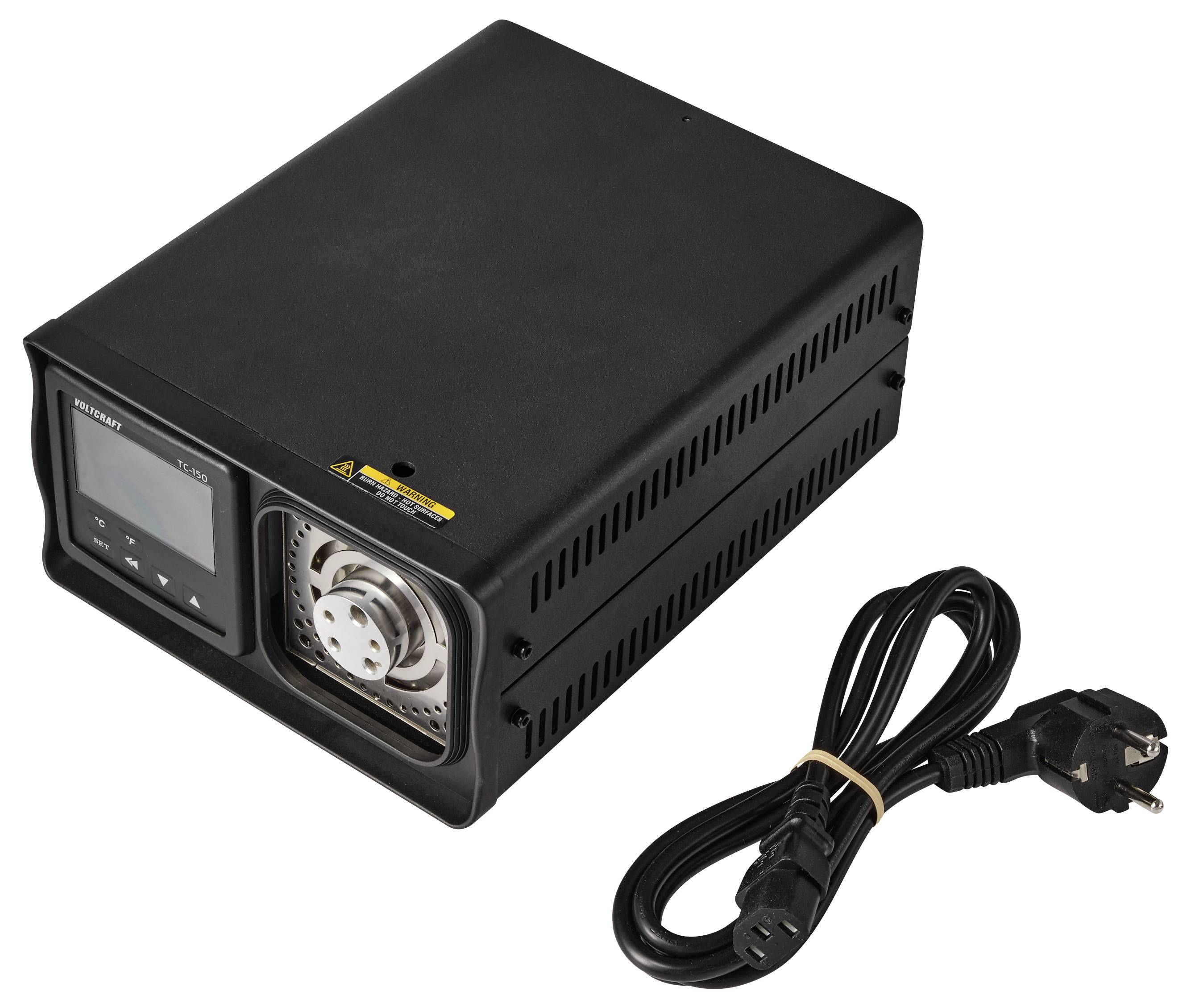 Czarna jednostka zasilacza awaryjnego z panelem wyświetlacza i dołączonym przewodem zasilającym na białym tle.