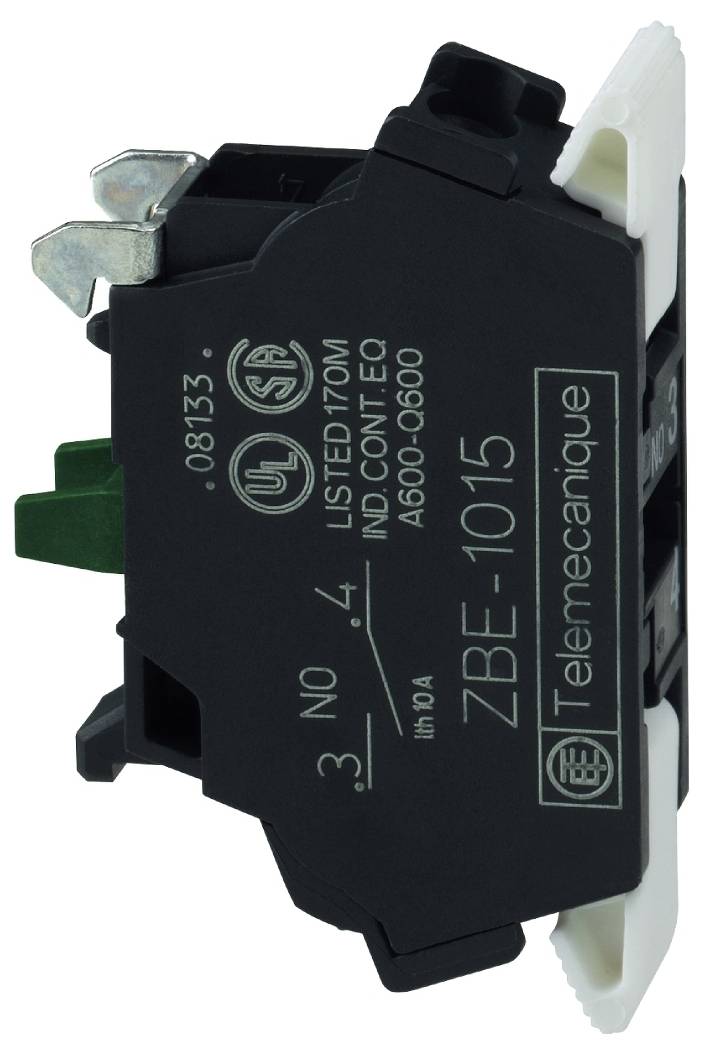Pomocniczy element stykowy Schneider Electric Harmony ZBE1015, 240 V, 3 A-5