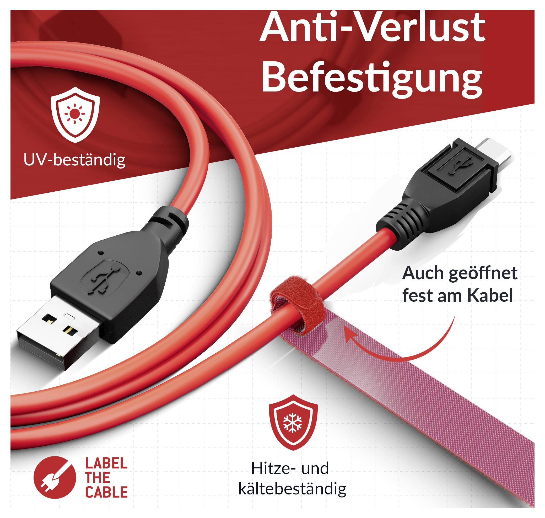 Opaska kablowa, Label the CableLTC 1130, 10 szt.-3