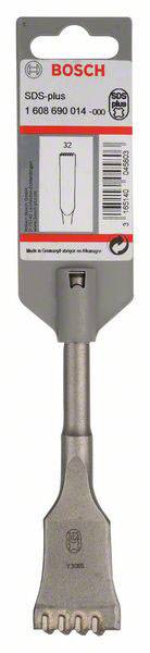 Wiertło Bosch w opakowaniu, SDS plus, średnica 32 mm, numer artykułu 1 608 690 014 - 000, odpowiednie do betonu.